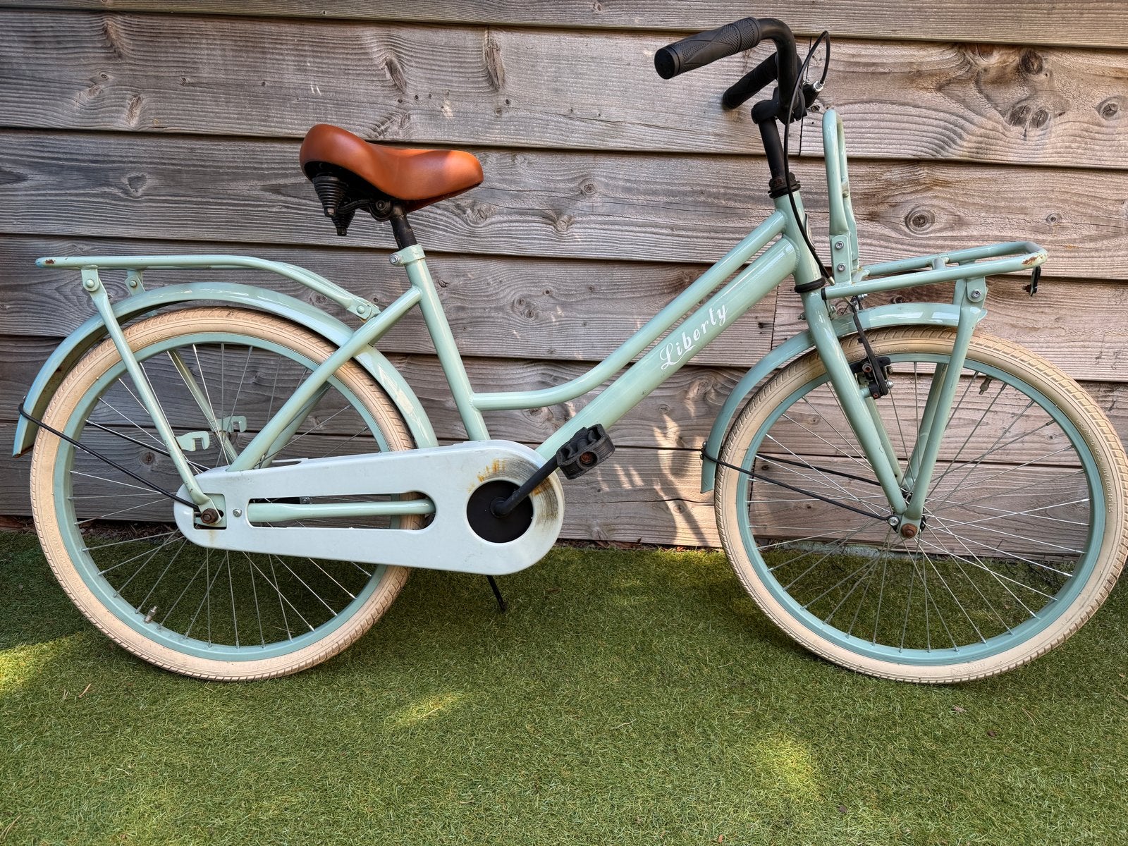 Fiets merk Liberty  22 inch, Fietsen en Brommers, Fietsen | Meisjes, Ophalen, Terugtraprem, 22 inch, Gebruikt