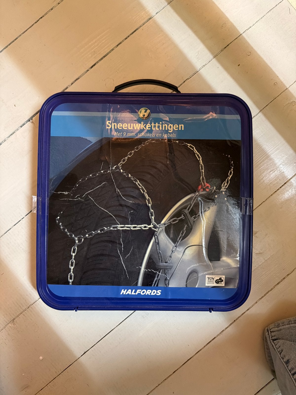 Halfords Sneeuwkettingen 9mm - Nieuw in doos, Auto diversen, Ophalen of Verzenden, Nieuw