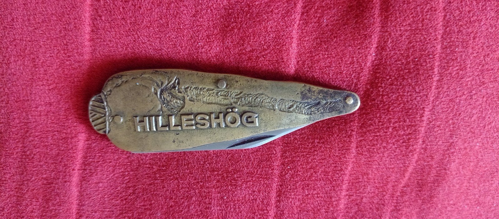 Vintage HILLESHÖG zakmes - Uniek verzamelobject, Ophalen of Verzenden