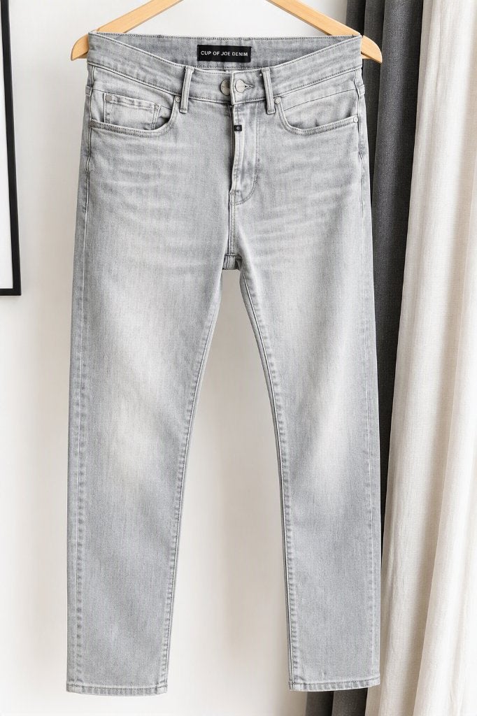 Jeans heren grijs 30/32, Kleding | Heren, W32 (confectie 46) of kleiner, Ophalen of Verzenden, Grijs, Cup of Joe denim