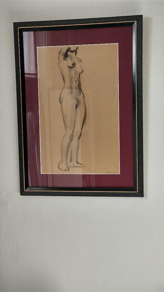 Tekening Matthieu Wiegman, Ophalen