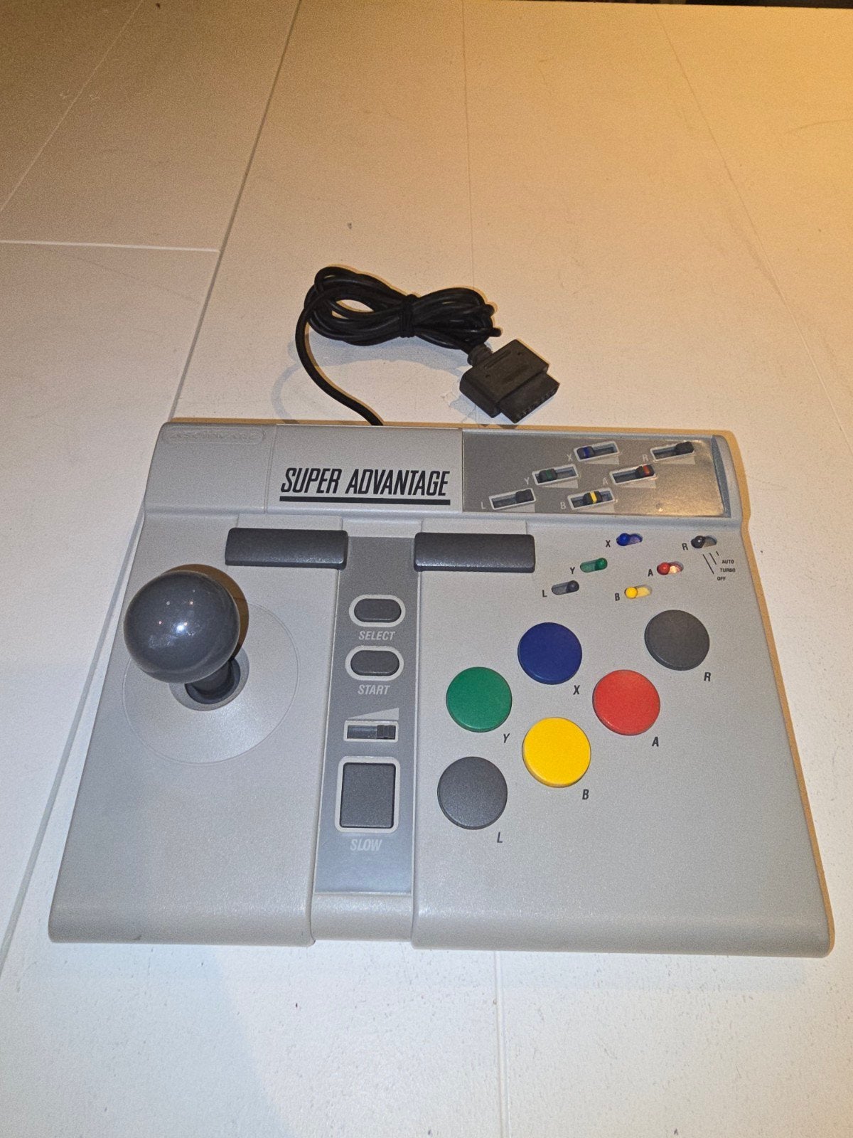ASCIIWARE SNES Super Advantage Arcade Stick Controller, Ophalen of Verzenden, Gebruikt, Met 1 controller