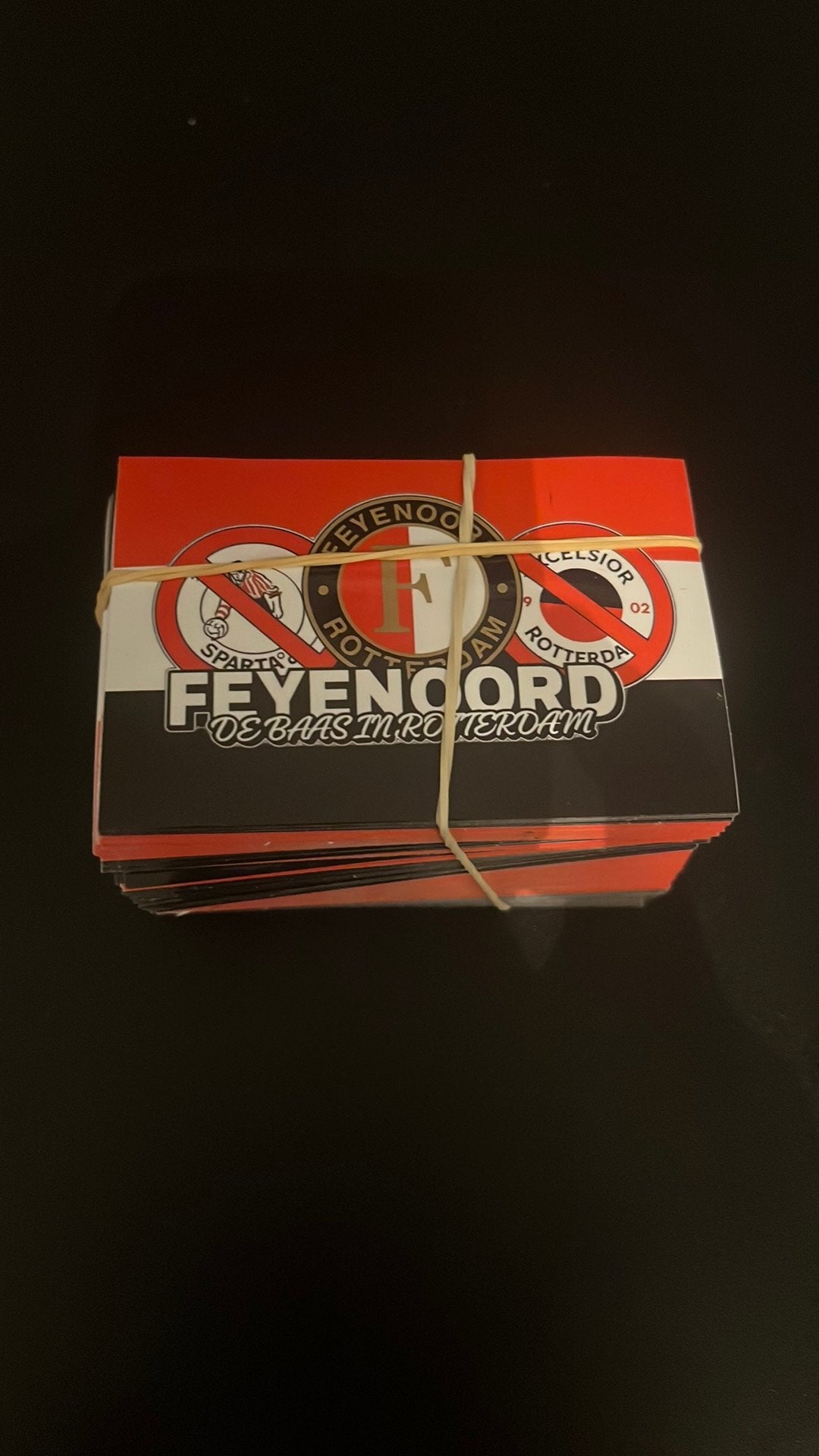 Feyenoord stickers, Verzamelen, Stickers, Ophalen of Verzenden, Zo goed als nieuw, Sport