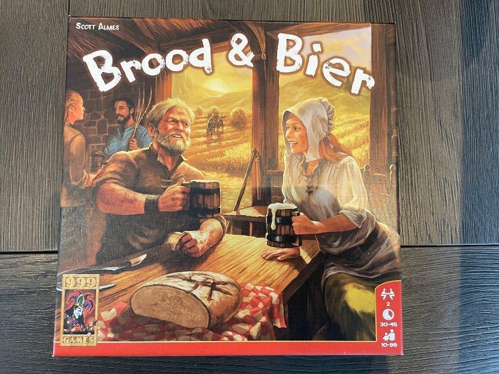 Brood & Bier Bordspel, Een of twee spelers, Ophalen of Verzenden, Zo goed als nieuw, 999 Games