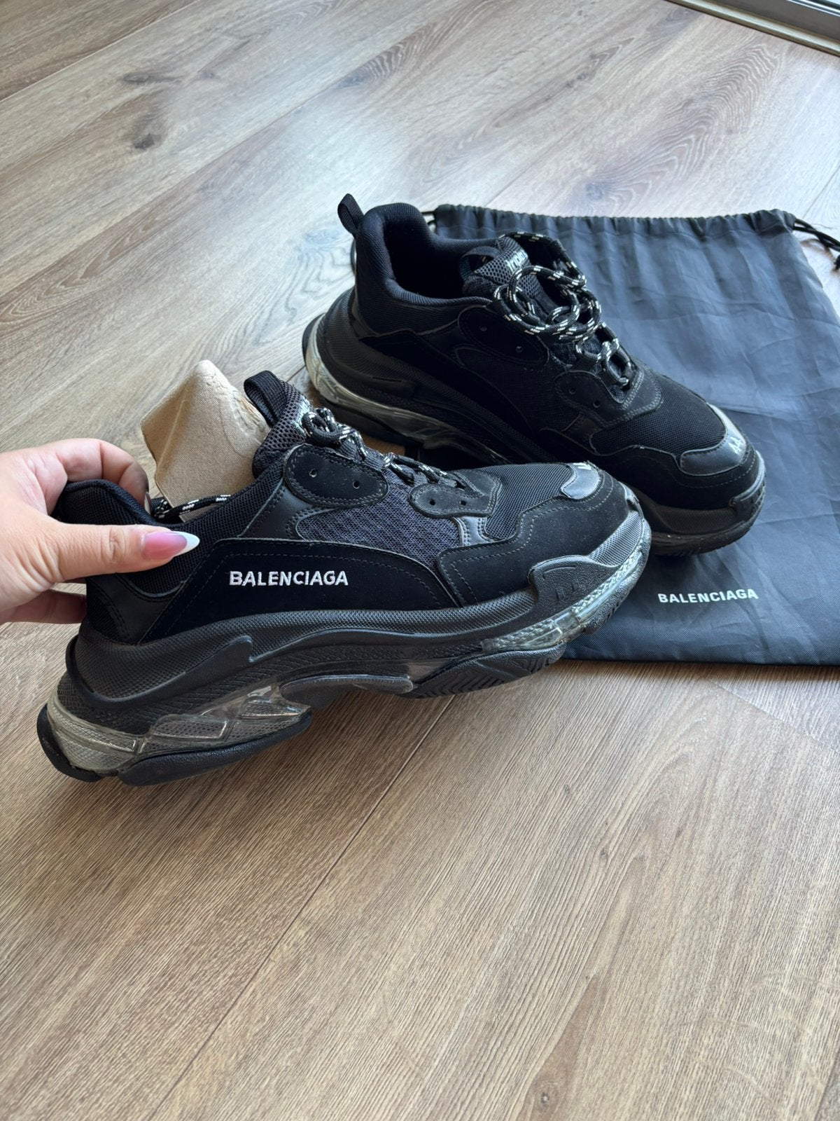Balenciaga Triple S (Maat 44), Kleding | Heren, Ophalen, Zwart, Sneakers of Gympen, Zo goed als nieuw