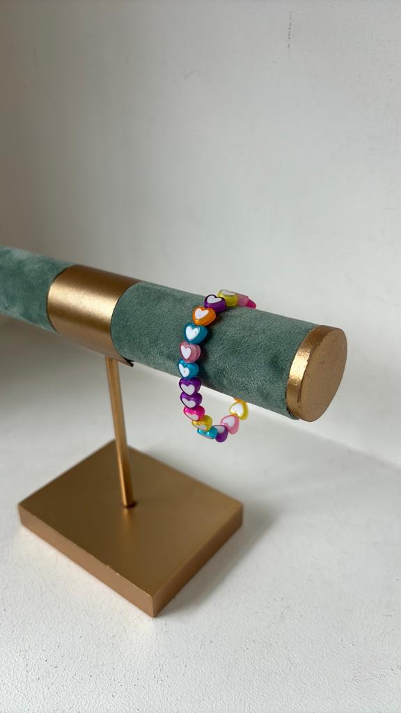 Hartjes armband, Ophalen of Verzenden, Zo goed als nieuw, Zilver