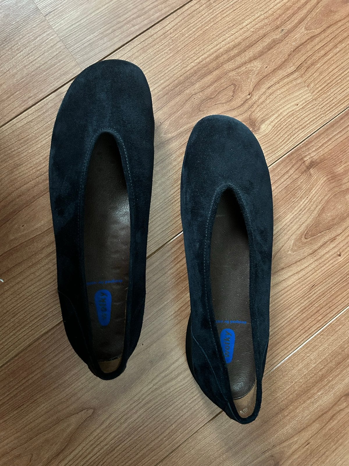 Wolky dames schoenen donkerblauw suède mt 43, niet gedragen, Ophalen of Verzenden, Nieuw, Blauw