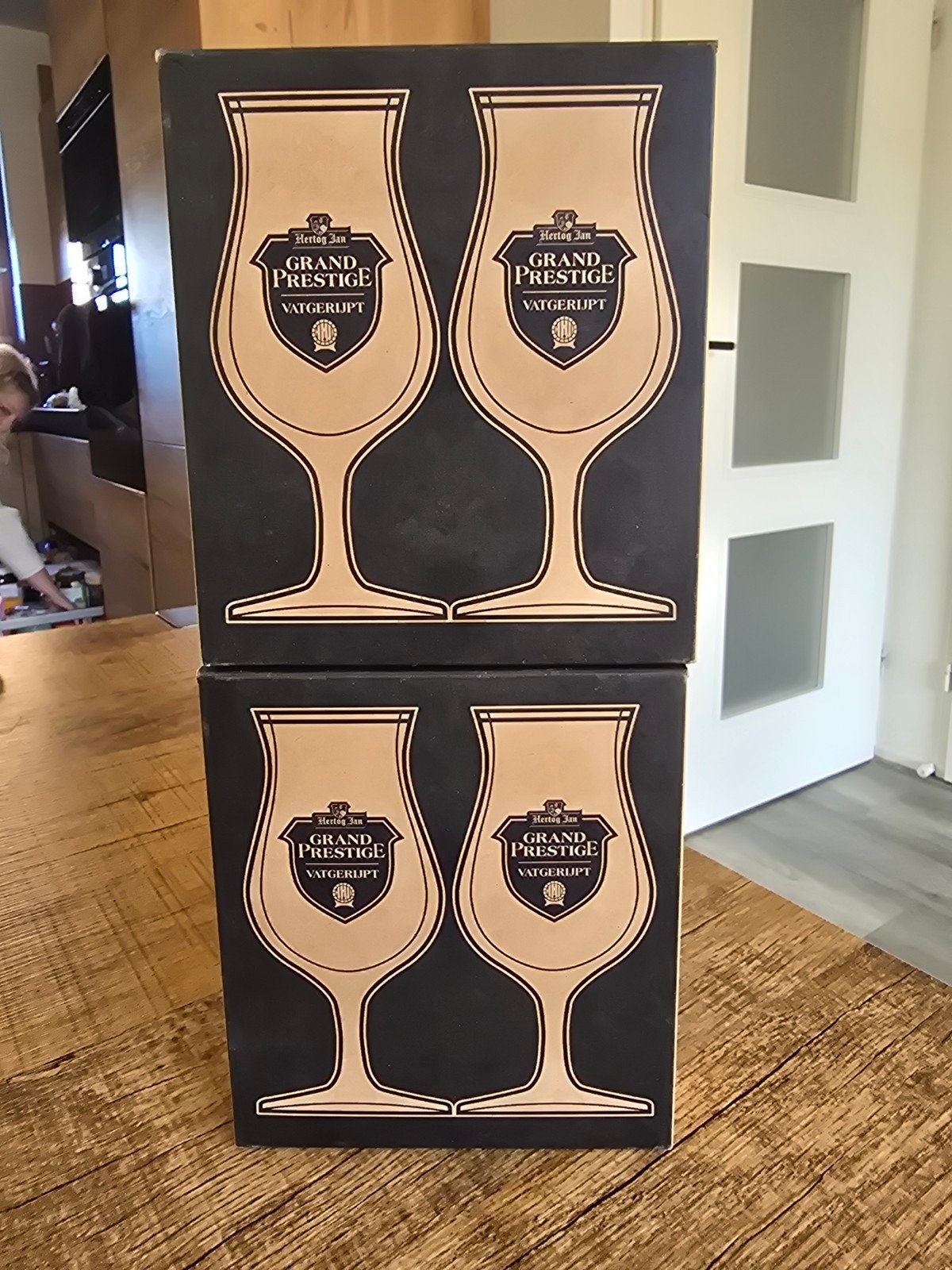 4x Hertog Jan Grand Prestige proefglazen 0,1L, Ophalen of Verzenden, Nieuw, Glas of Glazen, Hertog Jan
