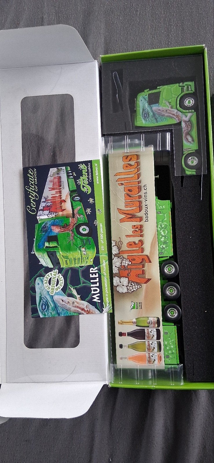 Tekno Muller "Les Murailles" vrachtwagen model 1:50, Ophalen of Verzenden