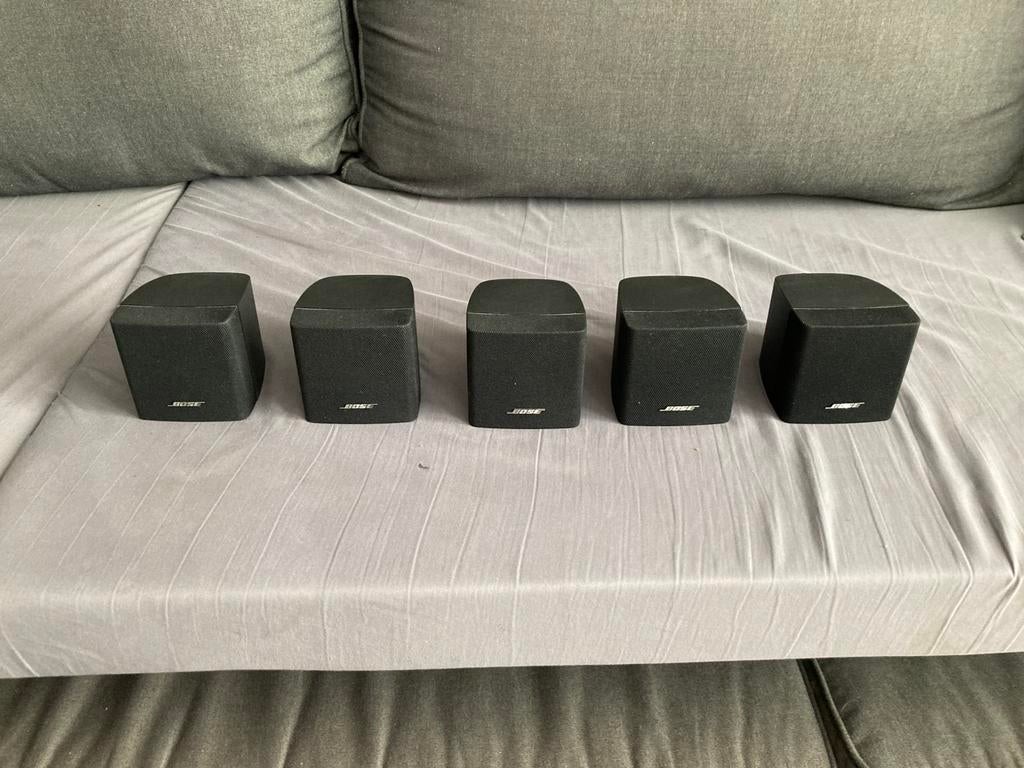 Bose cubes speakers zwart, Audio, Tv en Foto, Luidsprekers, Overige merken, -, -, Ophalen of Verzenden