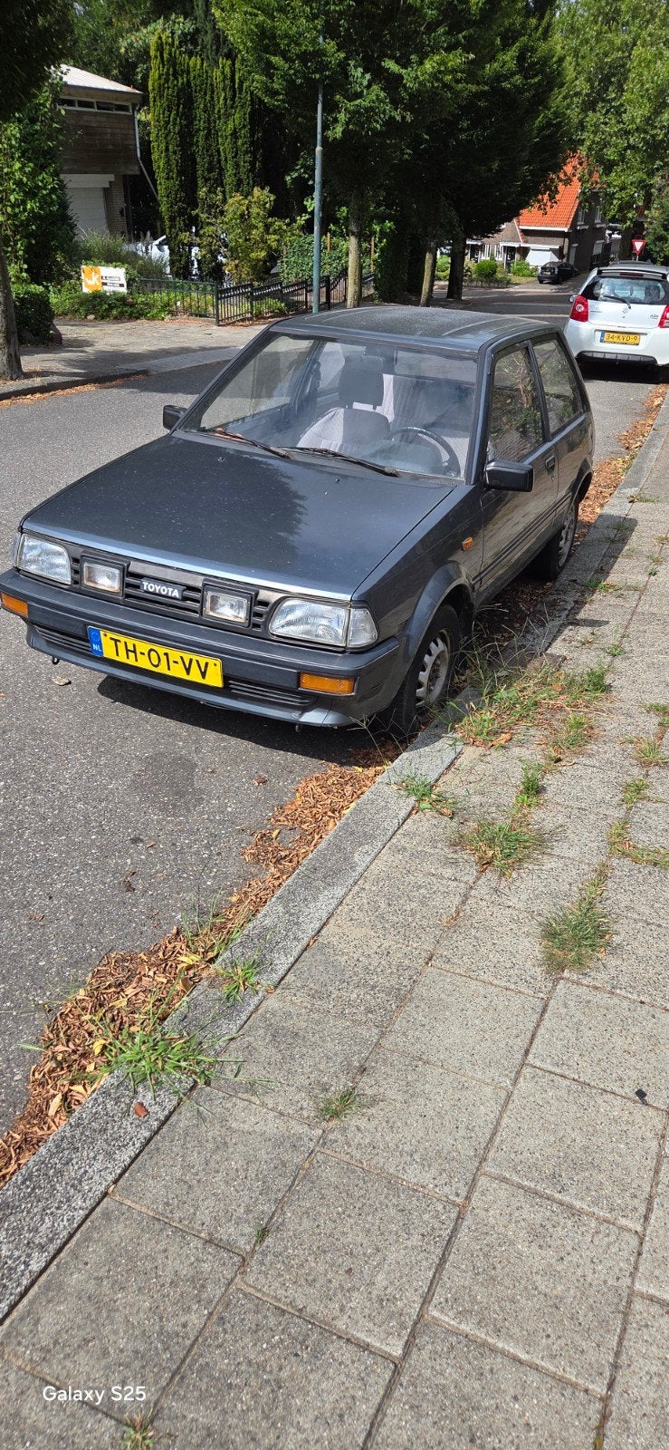 Toyota Starlet 1.3 XL 12V AUT 1988 Grijs, Auto's, 74 pk, Starlet, Origineel Nederlands, Particulier