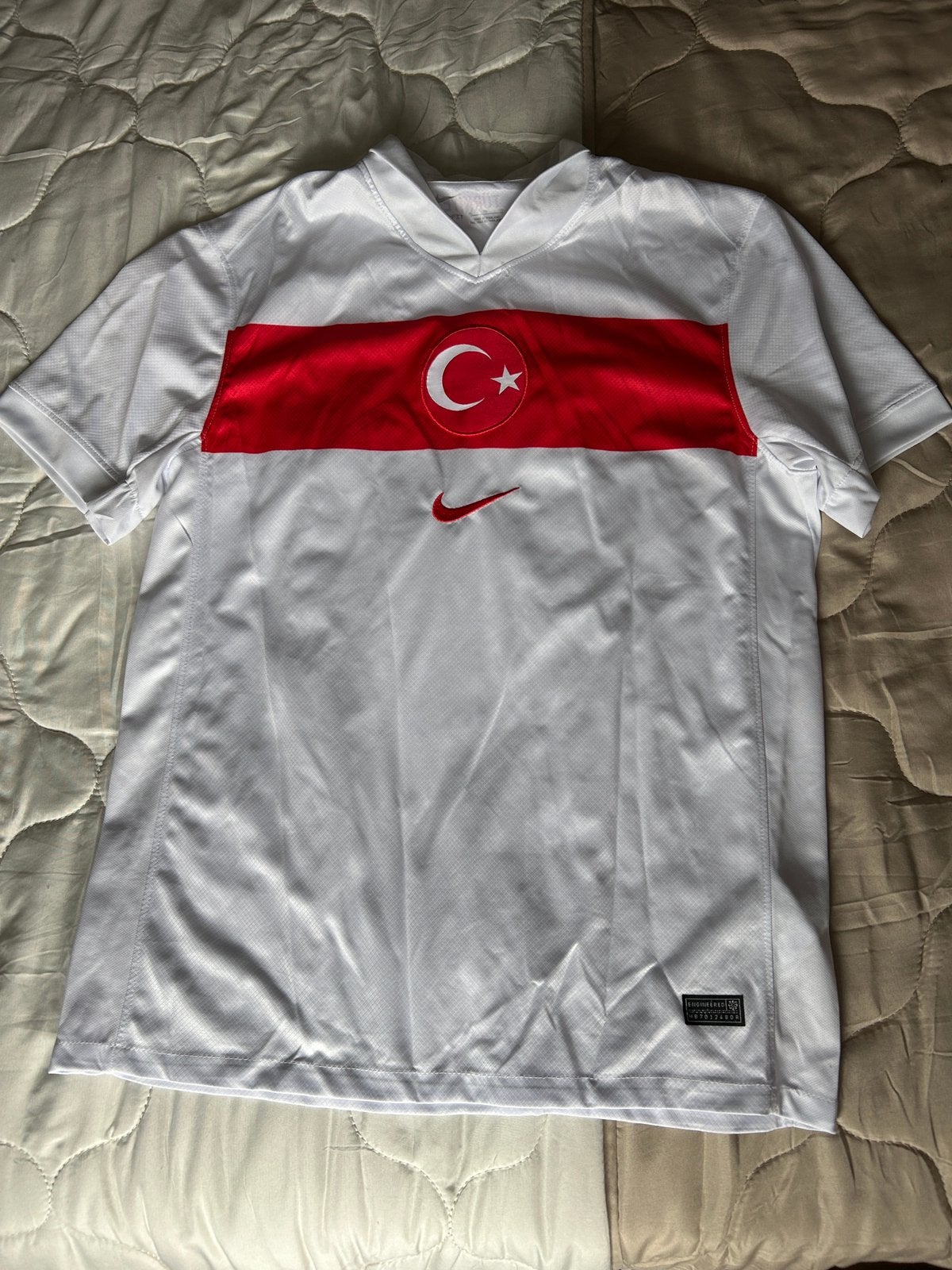 Turkije voetbalshirt XL adult, Ophalen of Verzenden, Gedragen, Maat 56/58 (XL), Wit