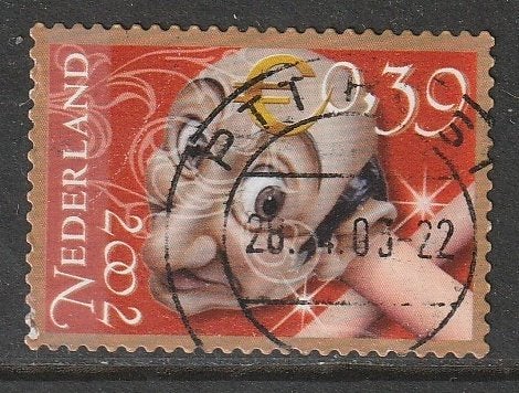 Nederland 2002 2084 Efteling Langenek, Gest PTT Post, Postzegels en Munten, Postzegels | Nederland, Ophalen of Verzenden, Na 1940