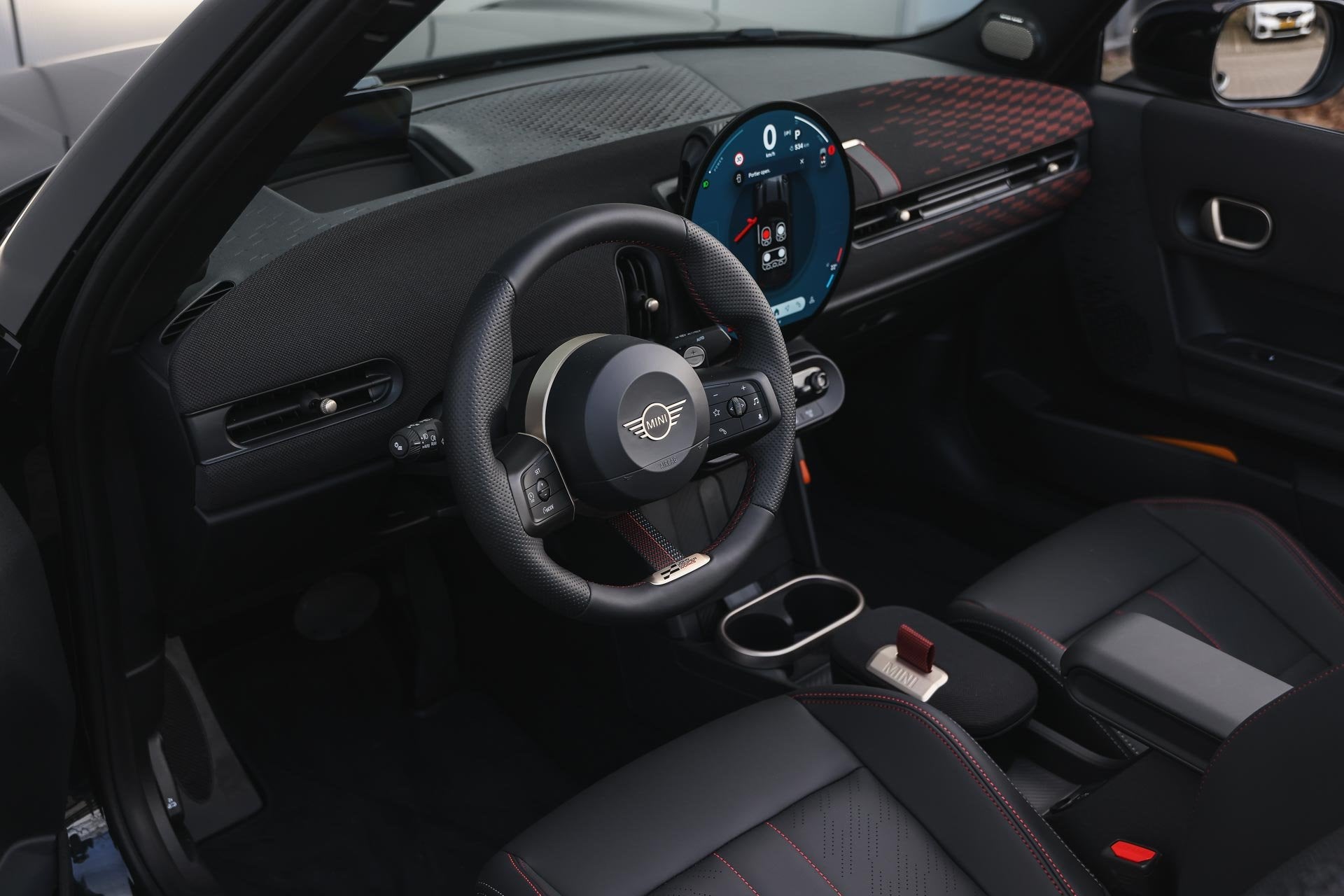 MINI Cabrio S Automaat / John Cooper Works / Pakket XL / Joh, Auto's, 15 km/l, Zwart, 4 cilinders, 4 stoelen