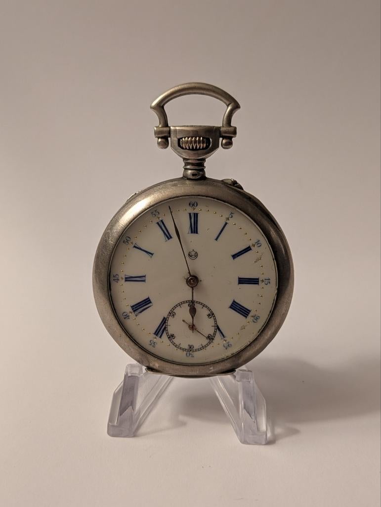 Zenith (Georges Favre-Jacot) - - 0.800 Zilver - ca. 1900, Ophalen of Verzenden, Zilver