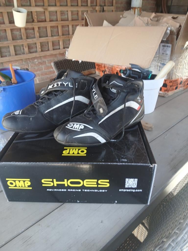OMP KS-3 Karting Schoenen -autocross  Maat 44  een jaar oud, Auto diversen, Ophalen of Verzenden, Gebruikt