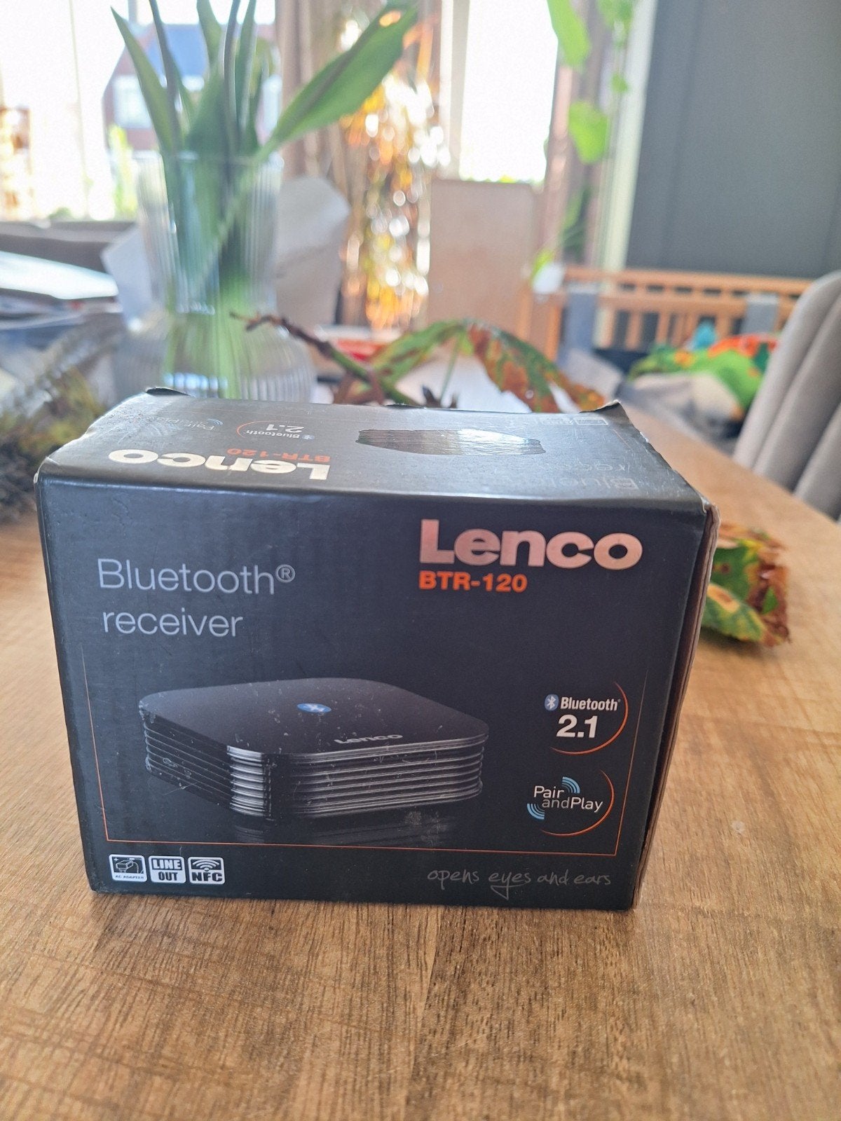 Nieuwe Lenco BTR-120 Bluetooth Receiver, Ophalen of Verzenden, Nieuw