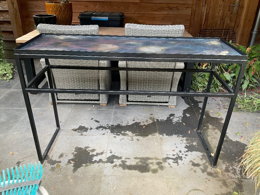 IJzeren Tafel, Ophalen, Minder dan 50 cm, Gebruikt, 100 tot 150 cm