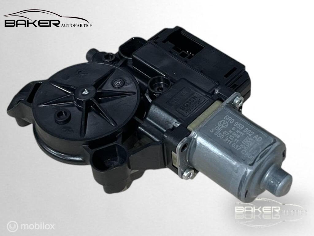 Raammotor rechtsvoor Volkswagen Polo 6R (09-14) 6R0959802AD, Gebruikt, Volkswagen, Ophalen of Verzenden, Volkswagen