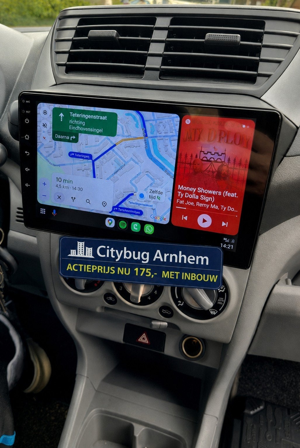 CARPLAY Suzuki Alto / Nissan Pixo 175,- incl. Inbouw!, Auto diversen, Autoradio's, Ophalen, Nieuw