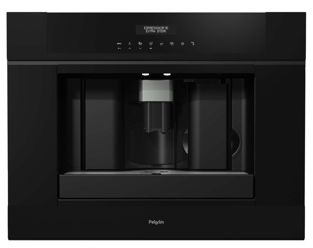 Pelgrim IKM614MAT Inbouw Koffiemachine – Matzwart – Volautom, Zwart, Niet ingevuld, Nieuw, 50 tot 100 cm