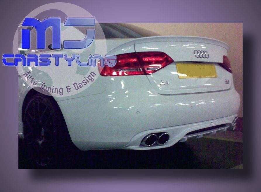 Audi A4 B8 - Achterbumper diffuser II, Ophalen of Verzenden, MJ-Carstyling, Info@mj-carstyling.net, Sibeliusstraat 81 5011JH Tilburg