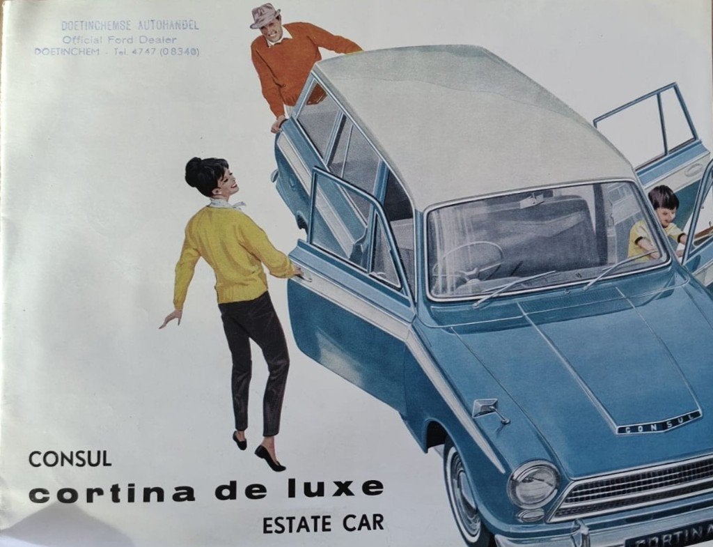 Ford Consul Cortina De Luxe Estate Car, Ford, Ophalen of Verzenden, Onbekend, Gelezen