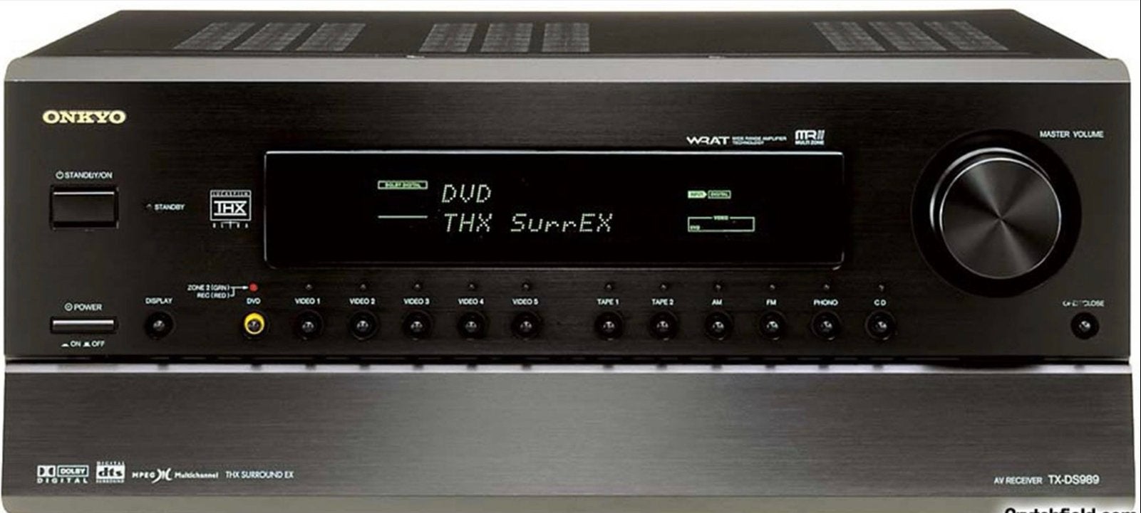 Onkyo Integra TX-DS989 Surround Receiver/Versterker, Ophalen, 120 watt of meer, Onkyo, Gebruikt