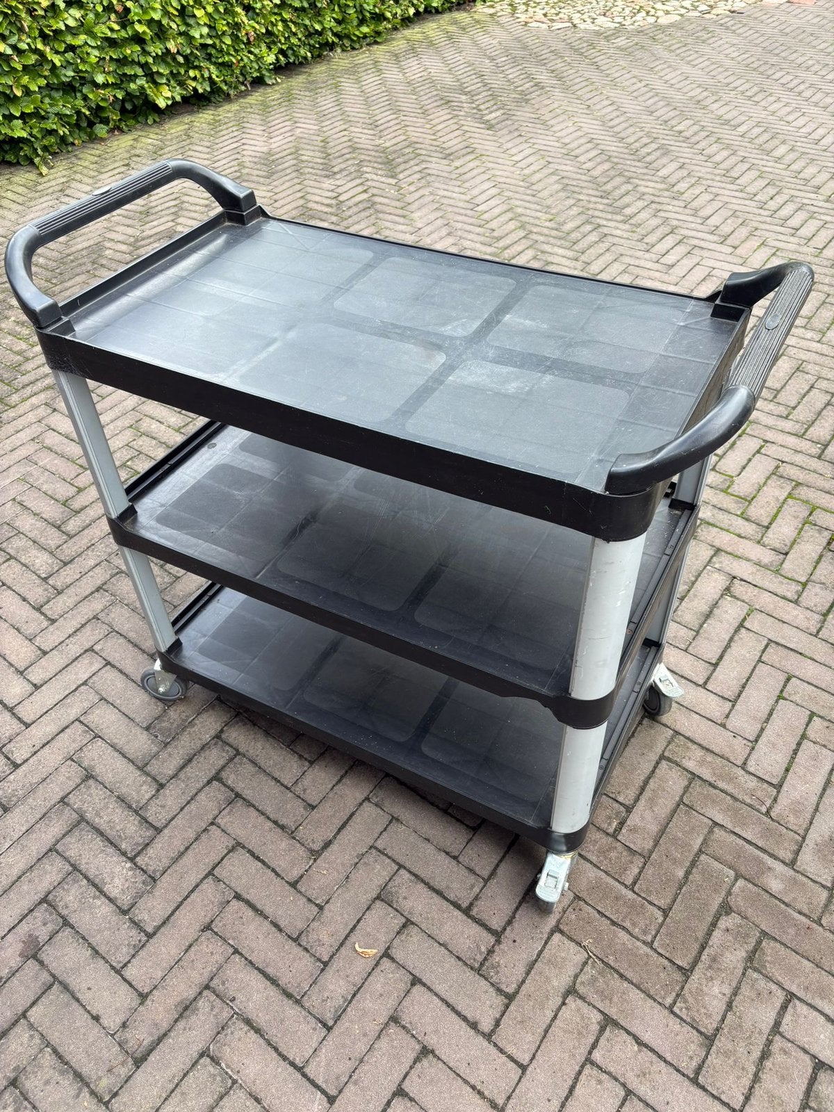 Professionele Horeca Serveerwagen / Transportwagen – Met Rem, Ophalen, Gebruikt