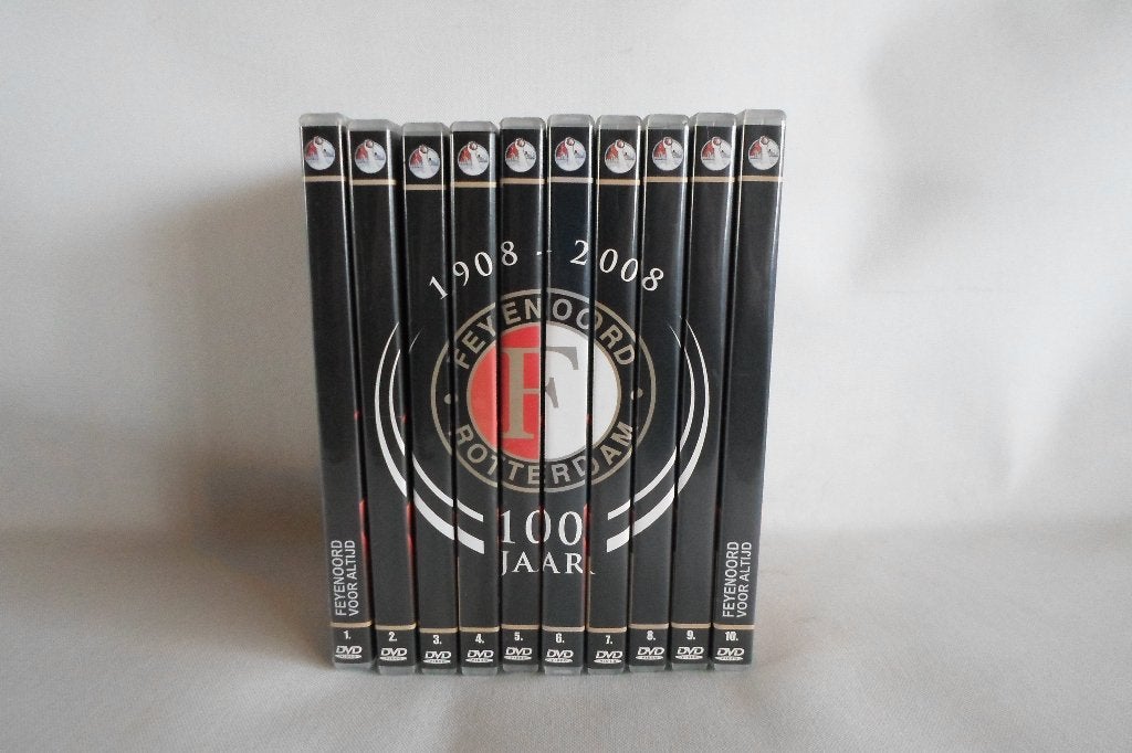 DVD Feyenoord Rotterdam 100 Jaar 10x, Ophalen of Verzenden, Zo goed als nieuw, Feyenoord, Overige typen