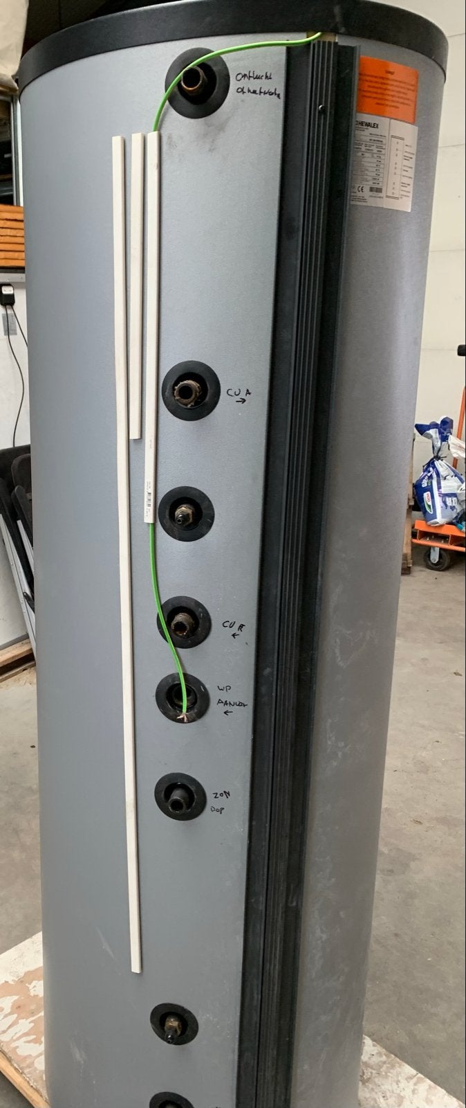 Kort gebruikte Hewalex OKC 300 NTRR/SOL hygiëne boiler, Ophalen, 100 liter of meer, Boiler, Minder dan 3 jaar oud