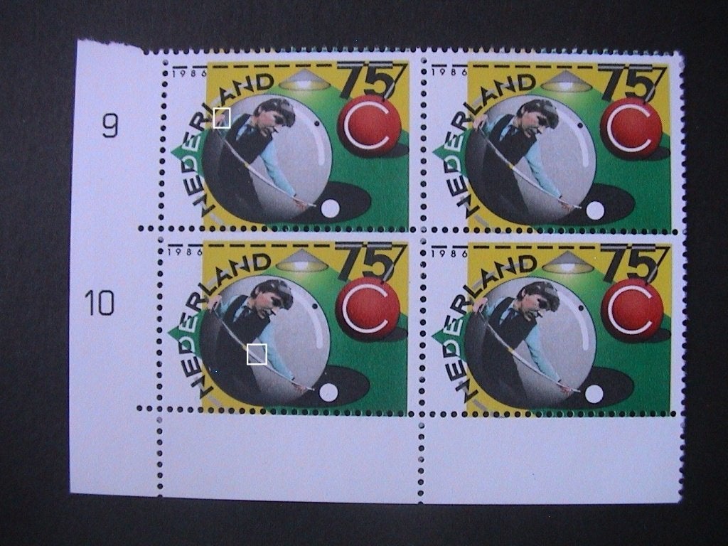 plaatfout 1359 , postfris blokje van 4., Ophalen of Verzenden, Na 1940, Postfris