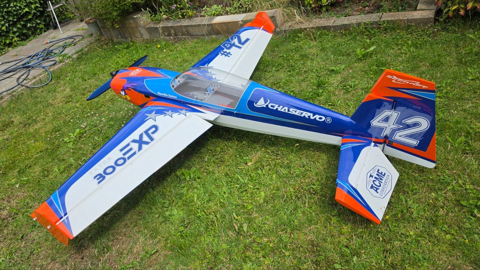 Extreme Flight 85 inch Extra 300EXP DLE55 met startmotor, Ophalen, Zo goed als nieuw, Benzine