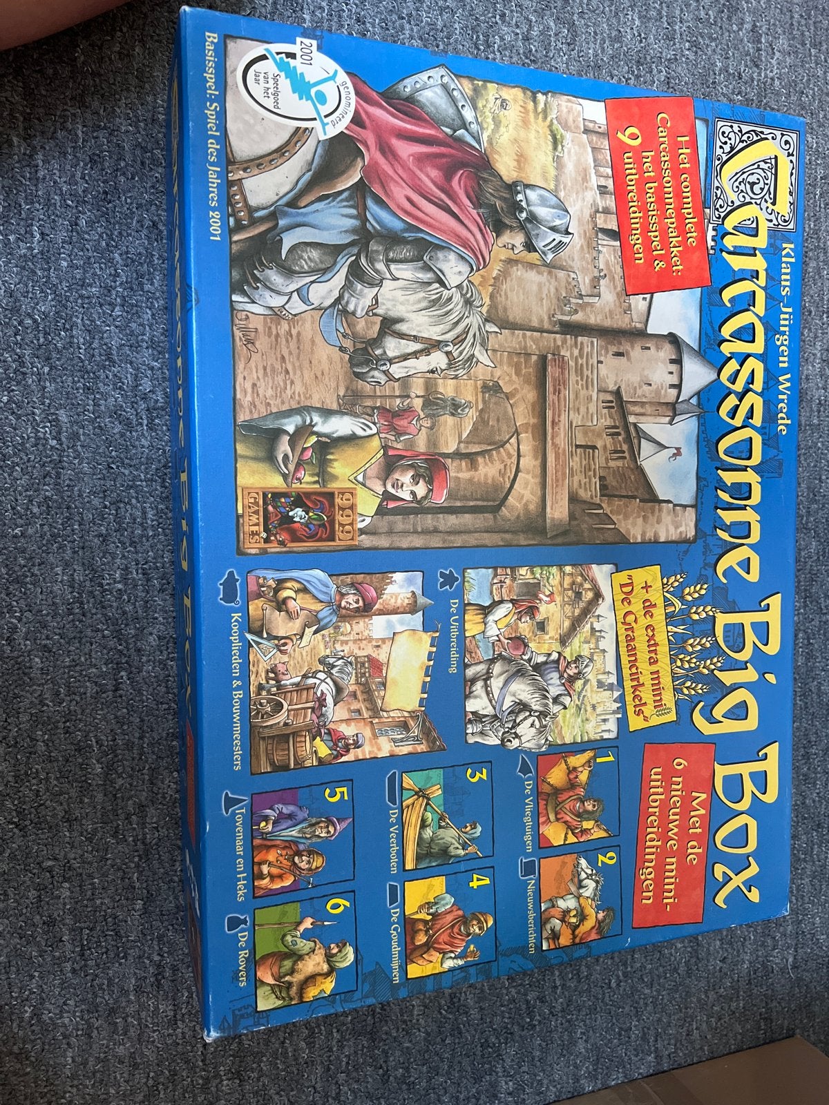Carcassonne Big Box Bordspel - Compleet met uitbreidingen, Een of twee spelers, Ophalen, Zo goed als nieuw