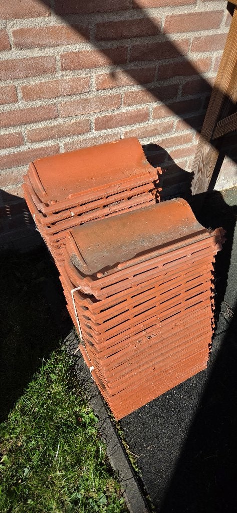 Dakpannen, Ophalen, Steen of Klei, Nieuw, 5 tot 10 m²