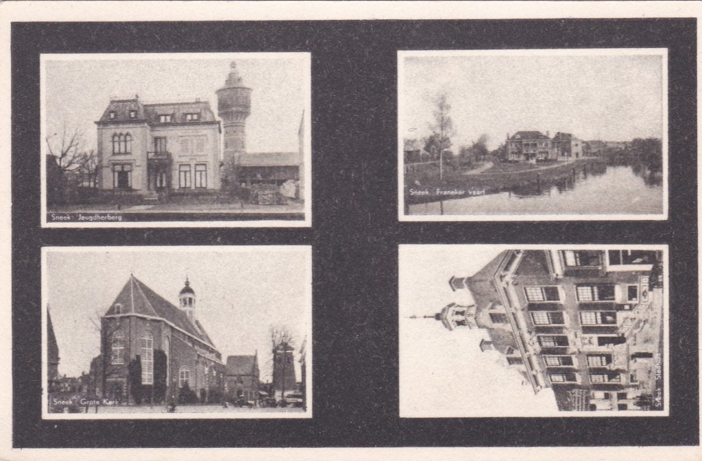 19149 Sneek Jeugdherberg Groote kerk Friesland, Verzenden, 1940 tot 1960, Ongelopen, Friesland