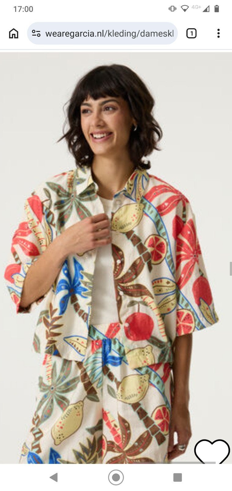 garcia vlotte damesblouse te koop, Meerkleurig, Ophalen of Verzenden, Zo goed als nieuw, Maat 36 (S)