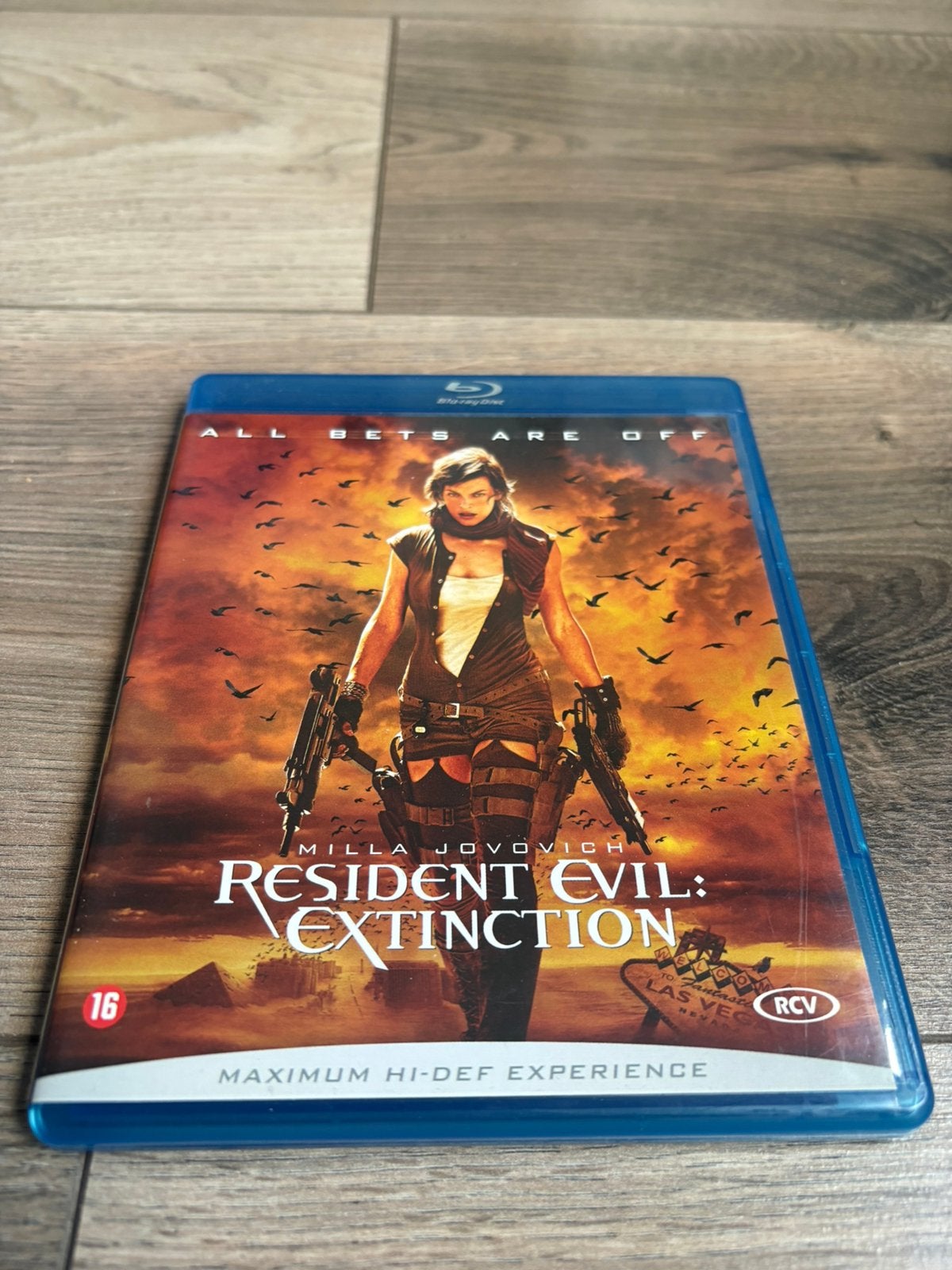 Resident Evil Extinction blu ray nederlandse uitgave, Cd's en Dvd's, Blu-ray, Ophalen of Verzenden, Zo goed als nieuw, Horror