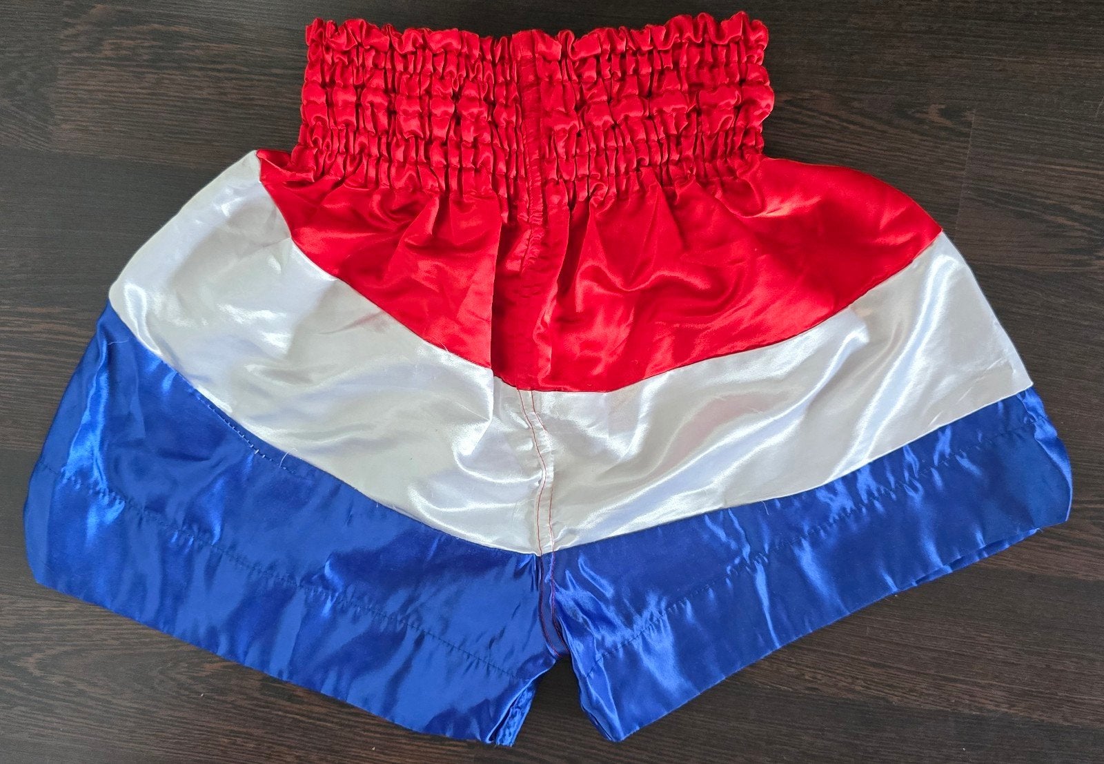 Hanumat Boksbroek - Rood, Wit, Blauw, Sport en Fitness, Vechtsporten en Zelfverdediging, Ophalen of Verzenden, Gebruikt, Overige