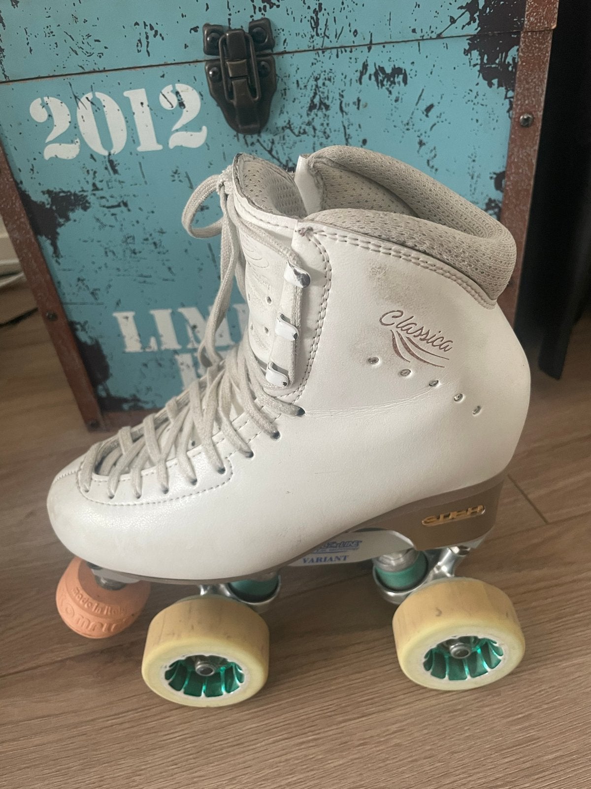Edea Classica Dans Rolschaatsen met C Onderstel, Ophalen, Gebruikt
