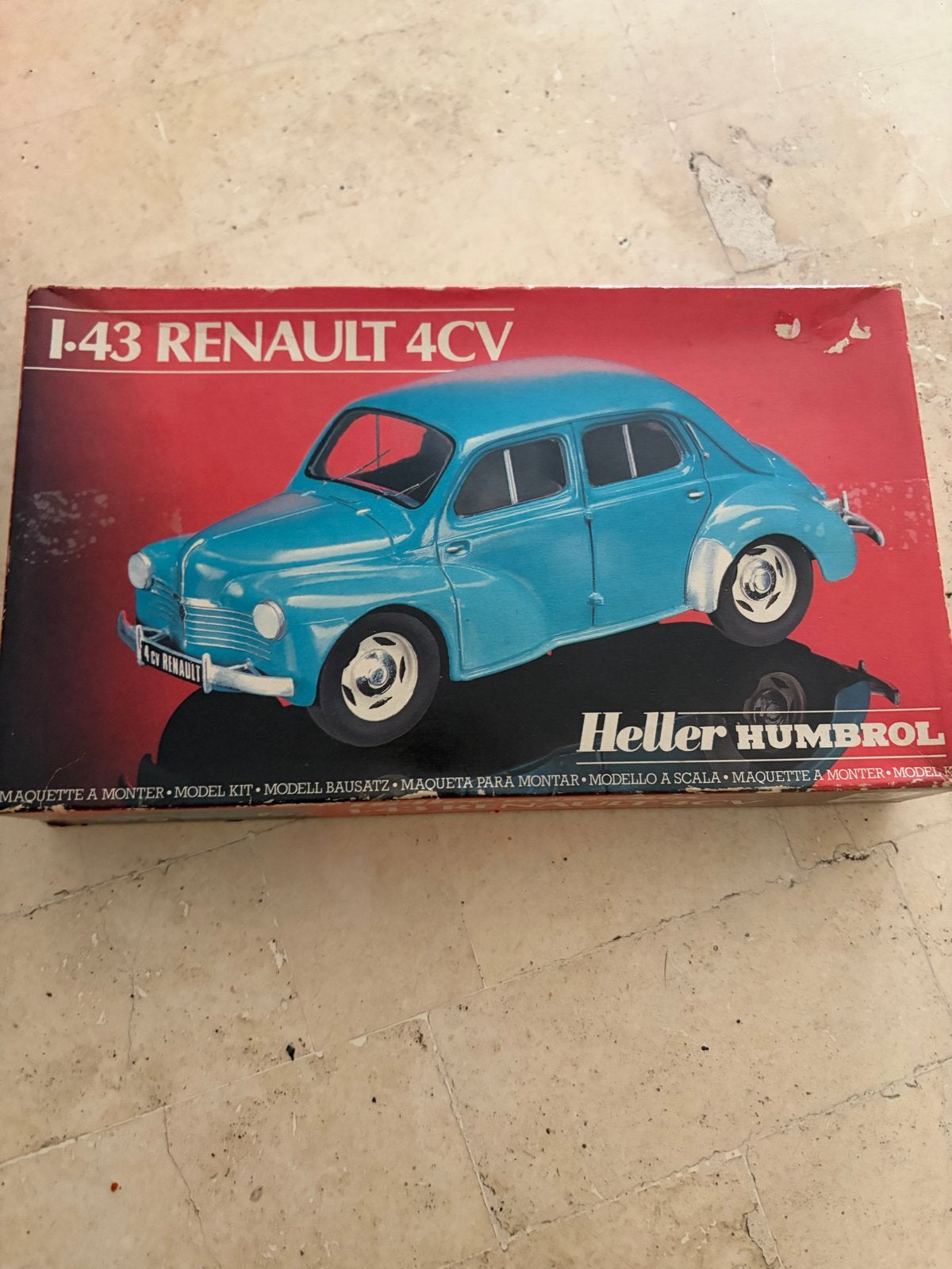 Heller Humbrol 1:43 Renault 4CV Modelbouwkit, Ophalen of Verzenden, Nieuw, Auto, Overige merken