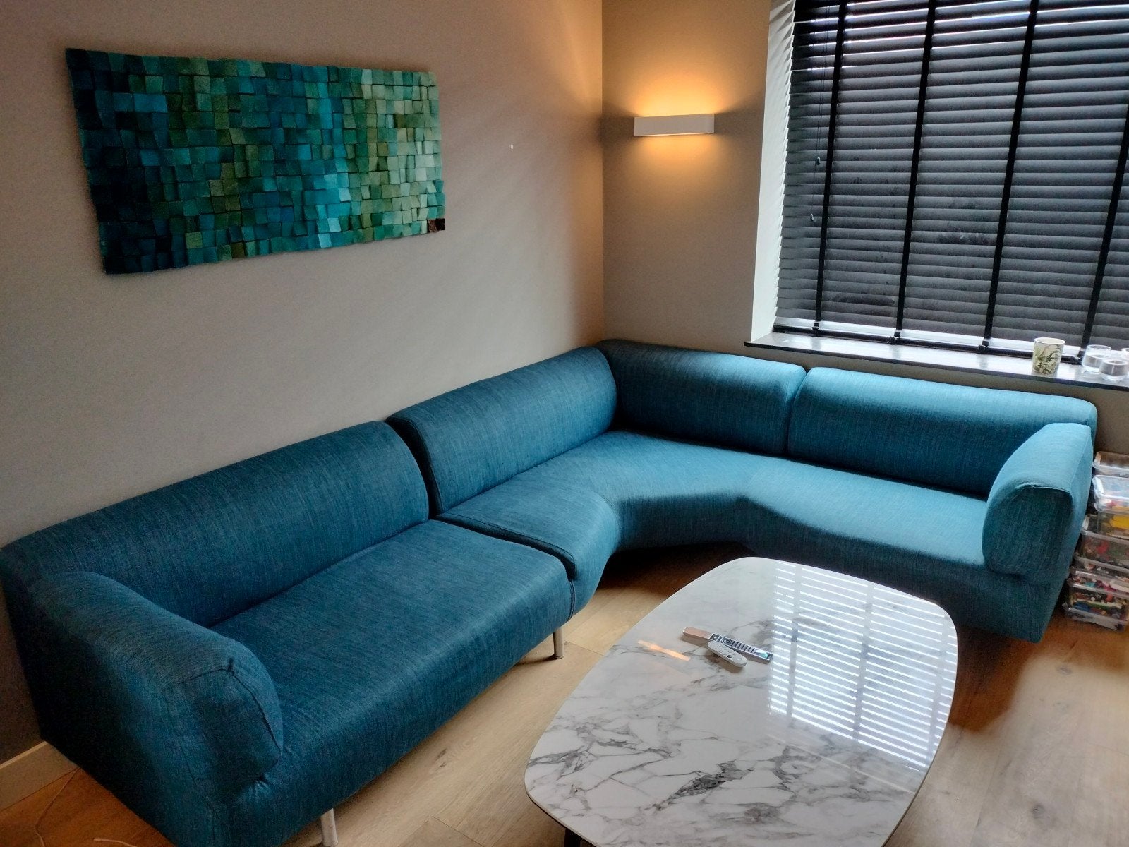 Cassina MET 250 Hoekbank - Herstoffering nodig, Ophalen of Verzenden