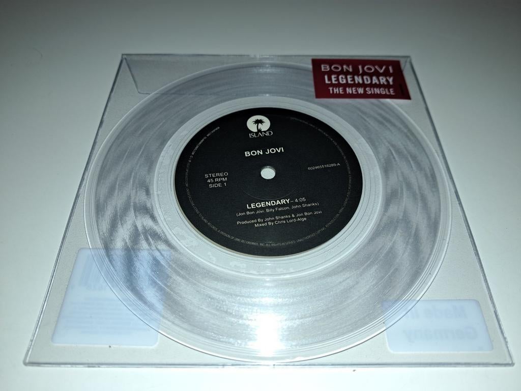 7" Bon Jovi : Legendary, Cd's en Dvd's, Vinyl Singles, Verzenden, Nieuw in verpakking, Rock en Metal