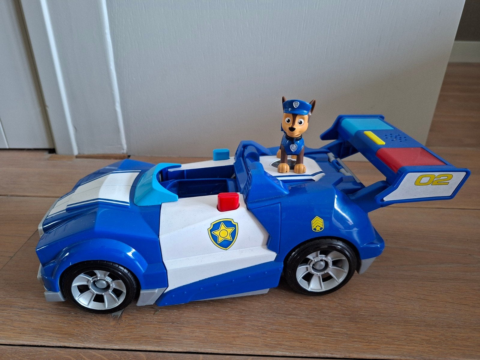 Paw Patrol The movie politiewagen Chase, Ophalen