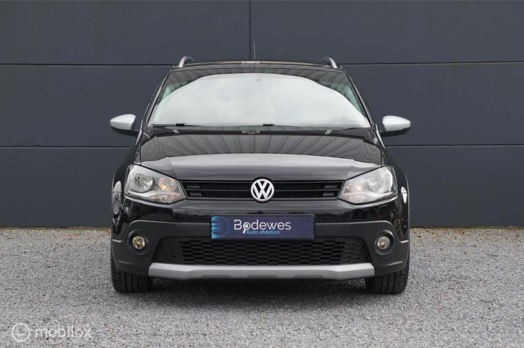 Volkswagen Polo 1.4-16V Cross Polo Airco Stoelver 17" Inch !, Auto's, Volkswagen, Voorwielaandrijving, Zwart, 4 cilinders, Zwart
