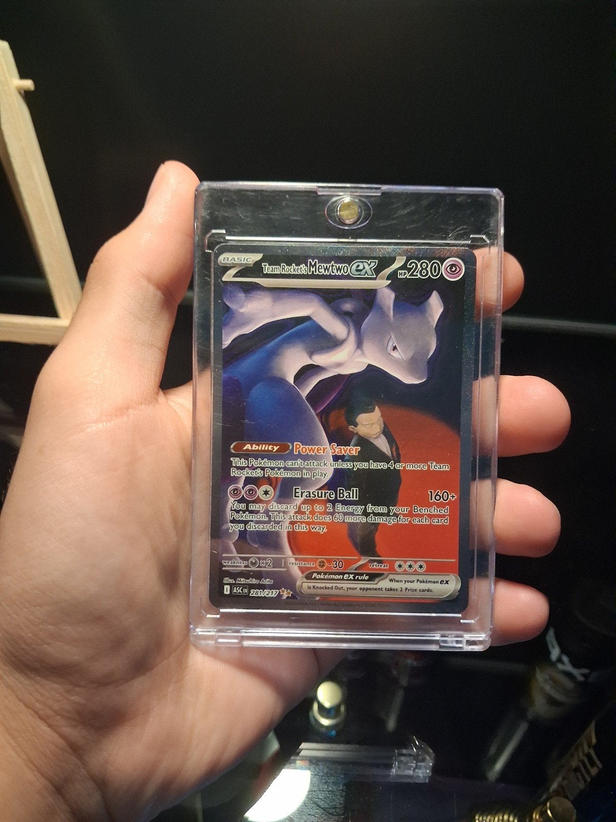 Mewtwo EX 281 MINT, Hobby en Vrije tijd, Ophalen of Verzenden, Nieuw