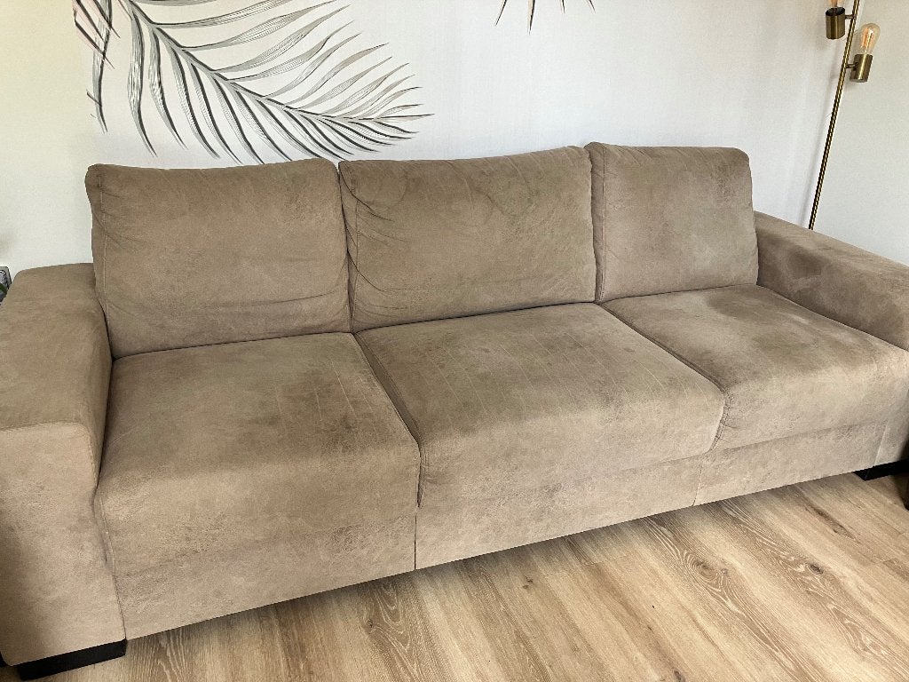 Bank - 3persoons, Ophalen, Gebruikt, Driepersoons, 75 tot 100 cm