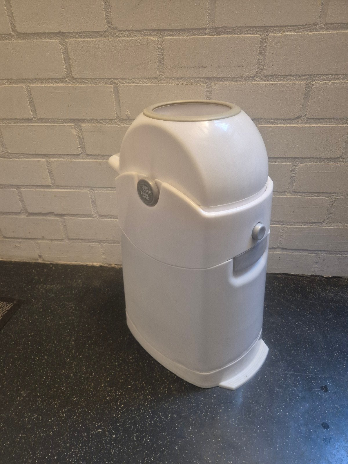 Diaper Champ luieremmer - Wit (55cm hoog), Ophalen, Gebruikt, Kunststof, 50 – 75