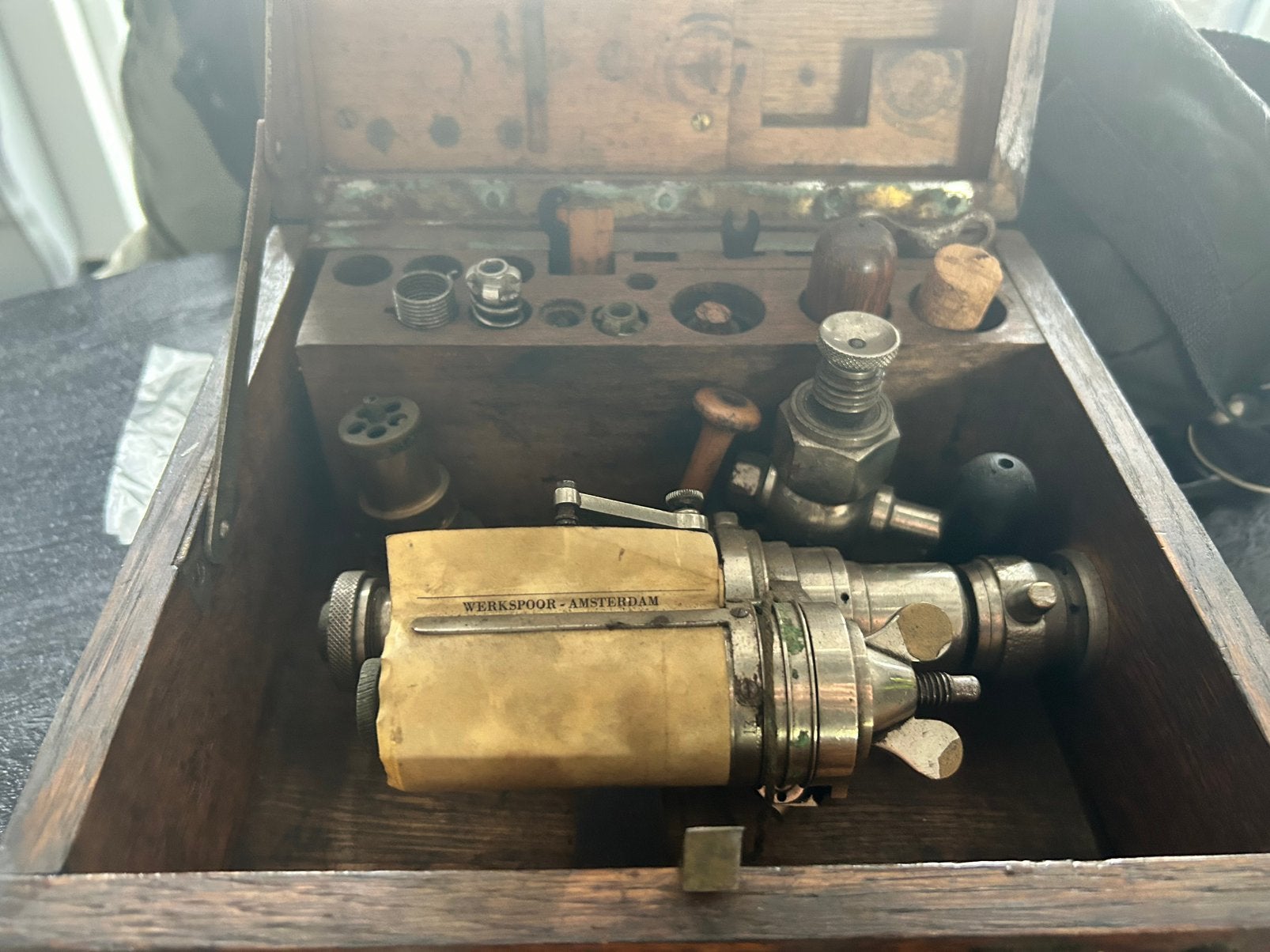 Industrieel antiek werkspoor-amsterdam precisie-instrument, Ophalen of Verzenden, Buis of Buizen