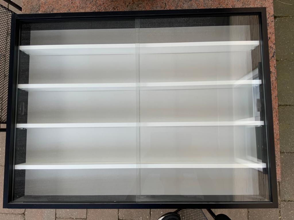 Vitrinekast 800x600x100, Ophalen, Zo goed als nieuw, 25 tot 50 cm, 50 tot 100 cm